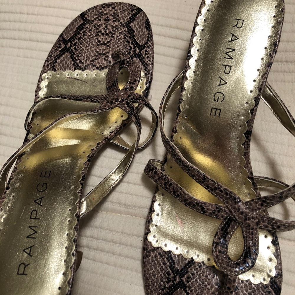 Rampage Animal Print with heels.
